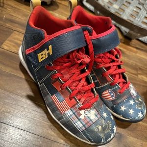 Bryce Harper Under Armour baseball cleats- 4.5 we have 3 pair 3 boys.  1 season.